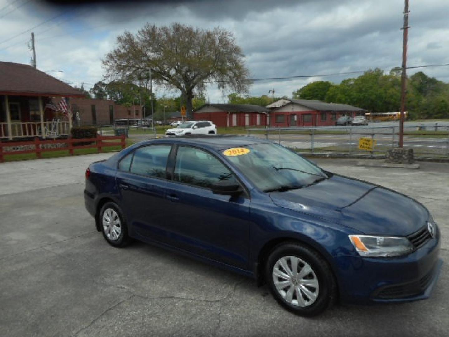 2014 BLUE VOLKSWAGEN JETTA S (3VW2K7AJ4EM) , located at 10405 Abercorn Street, Savannah, GA, 31419, (912) 921-8965, 31.988262, -81.131760 - Photo#2